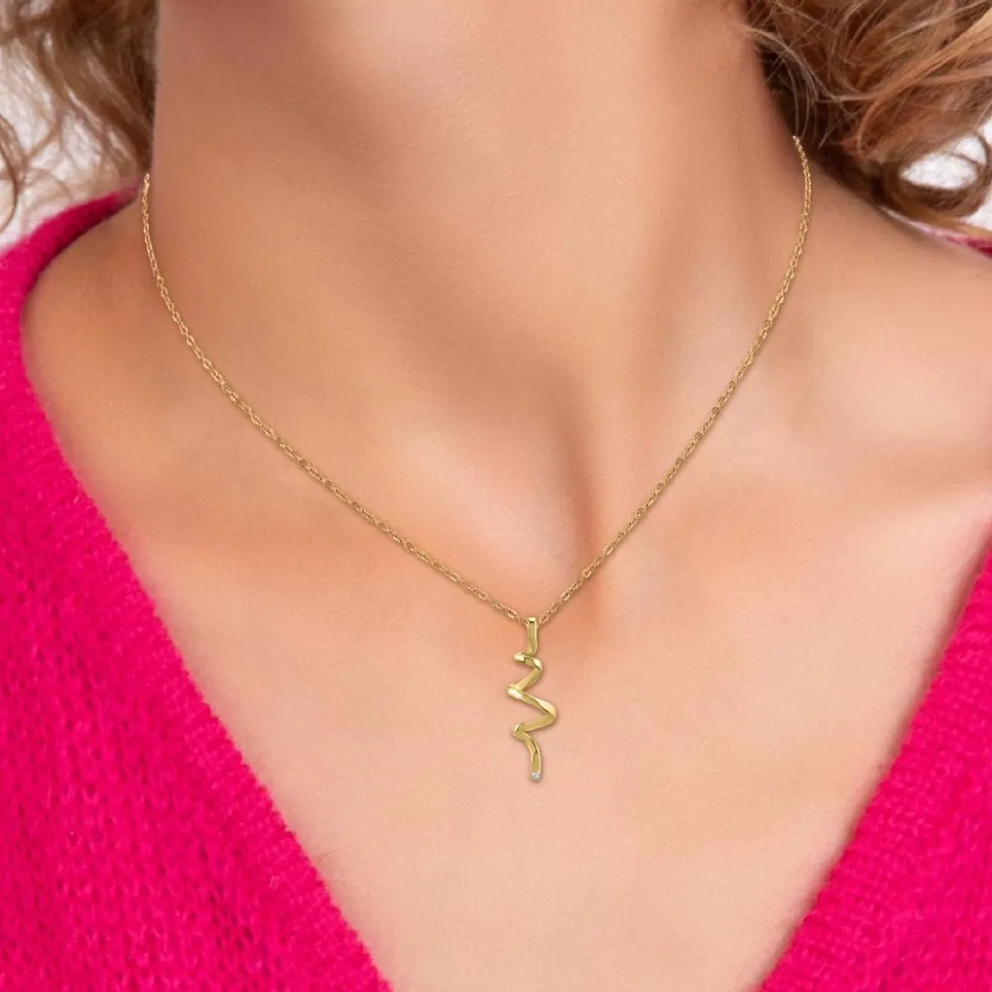 So Charm BijouxCollier Femme So Charm - BD1549-COLLIER-DORE-DIAMANT-BLANC - Collier Mode Doré