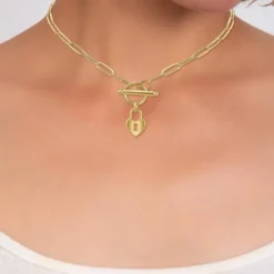 So Charm BijouxCollier Femme So Charm - B3230-DORE - Collier Coeur Doré