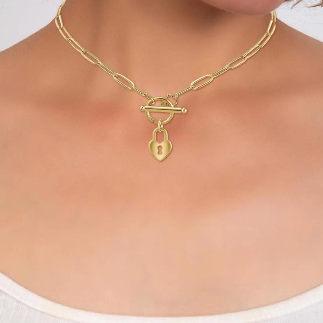 So Charm BijouxCollier Femme So Charm - B3230-DORE - Collier Coeur Doré