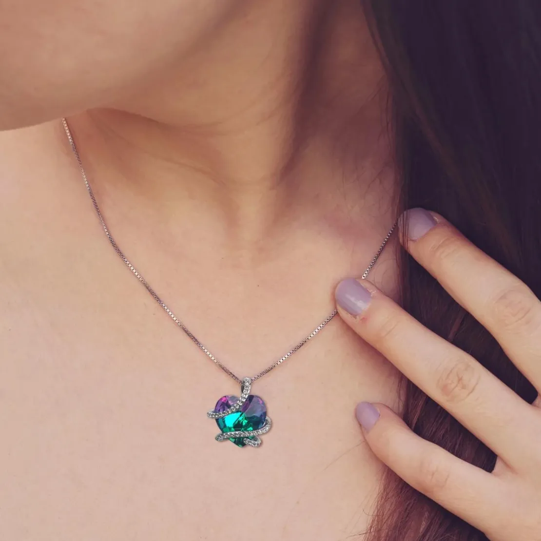 So Charm BijouxCollier Femme So Charm - BS1409-HELI - Collier Coeur Argenté