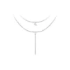 So Charm BijouxCollier Femme So Charm - B2274-ARGENT+B2382-ARGENT-10004-WHITE - Collier Mode Argenté