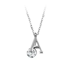 So Charm BijouxCollier Femme So Charm - B1498-A - Collier Initiale Argenté