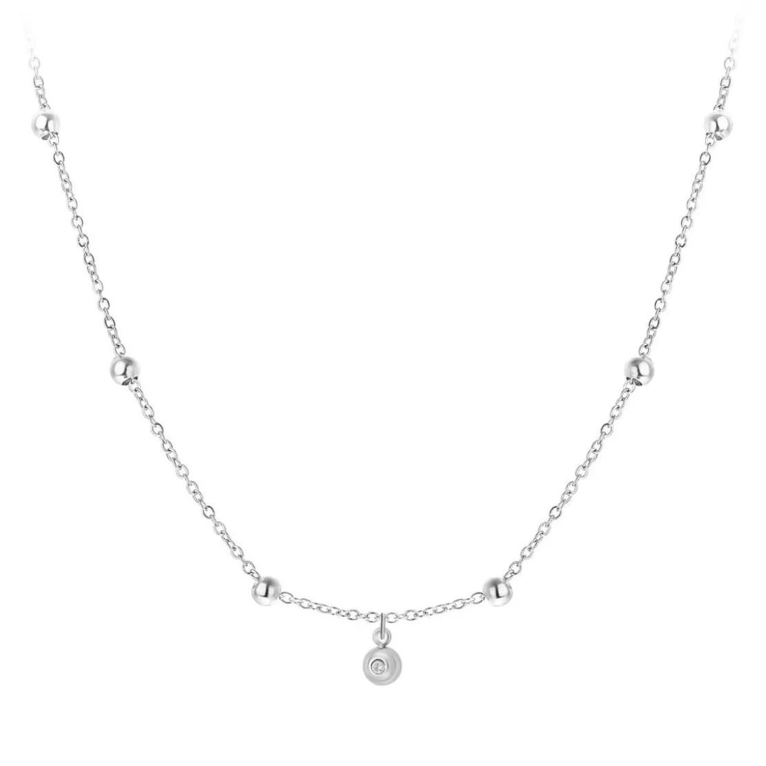 So Charm BijouxCollier Femme So Charm - BD2370-ARGENT-DIAMANT - Collier Mode Argenté