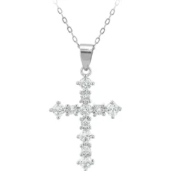 So Charm BijouxCollier Femme So Charm - B4202-ARGENT - Collier Croix Argenté