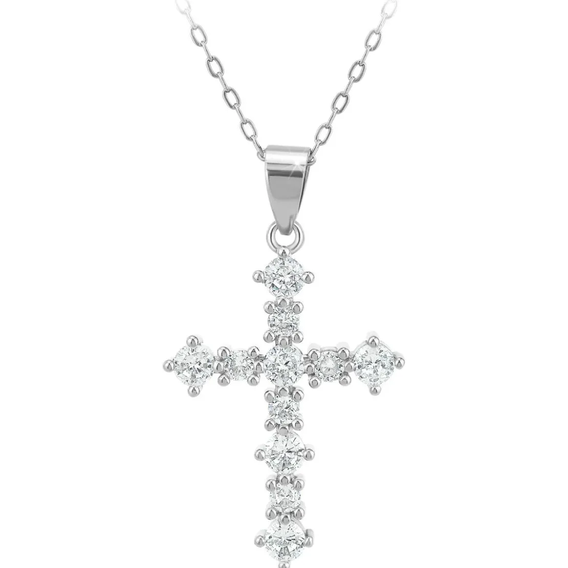So Charm BijouxCollier Femme So Charm - B4202-ARGENT - Collier Croix Argenté