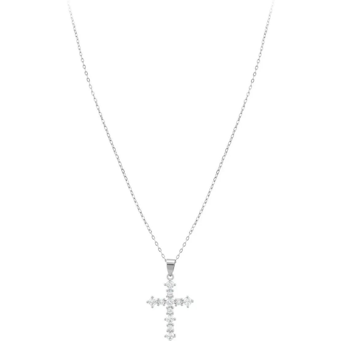 So Charm BijouxCollier Femme So Charm - B4202-ARGENT - Collier Croix Argenté