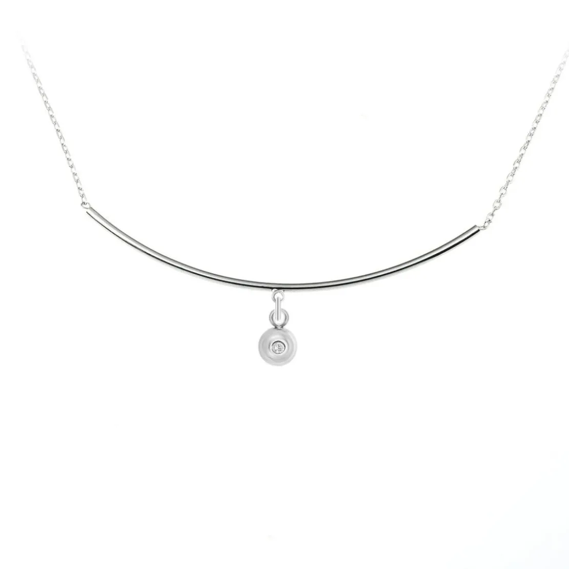So Charm BijouxCollier Femme So Charm - BD4183-ARGENT-DIAMANT - Collier Mode Argenté