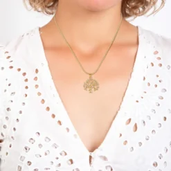 So Charm BijouxCollier Femme So Charm - B2037-DORE-COLLIER - Collier Arbre De Vie