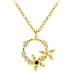 So Charm BijouxCollier Femme So Charm - BD3244-DORE-DIAMANT - Collier Mode Doré