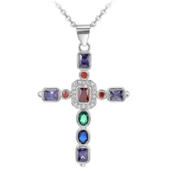 So Charm BijouxCollier Femme So Charm - B2684 - Collier Croix Argenté
