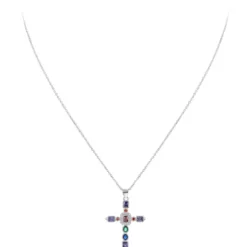 So Charm BijouxCollier Femme So Charm - B2684 - Collier Croix Argenté