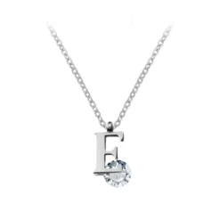So Charm BijouxCollier Femme So Charm - B1498-E - Collier Initiale Argenté