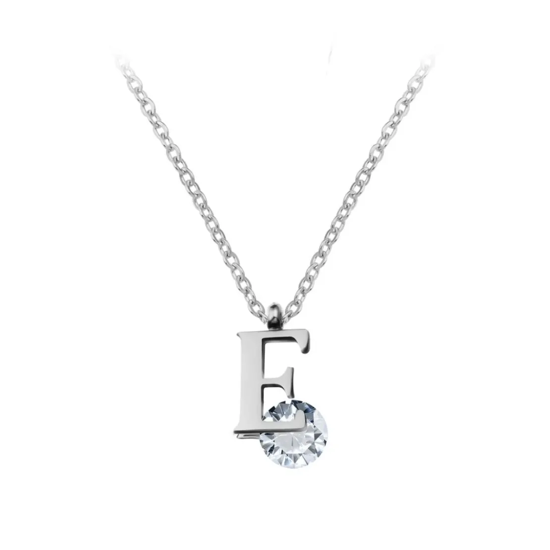 So Charm BijouxCollier Femme So Charm - B1498-E - Collier Initiale Argenté