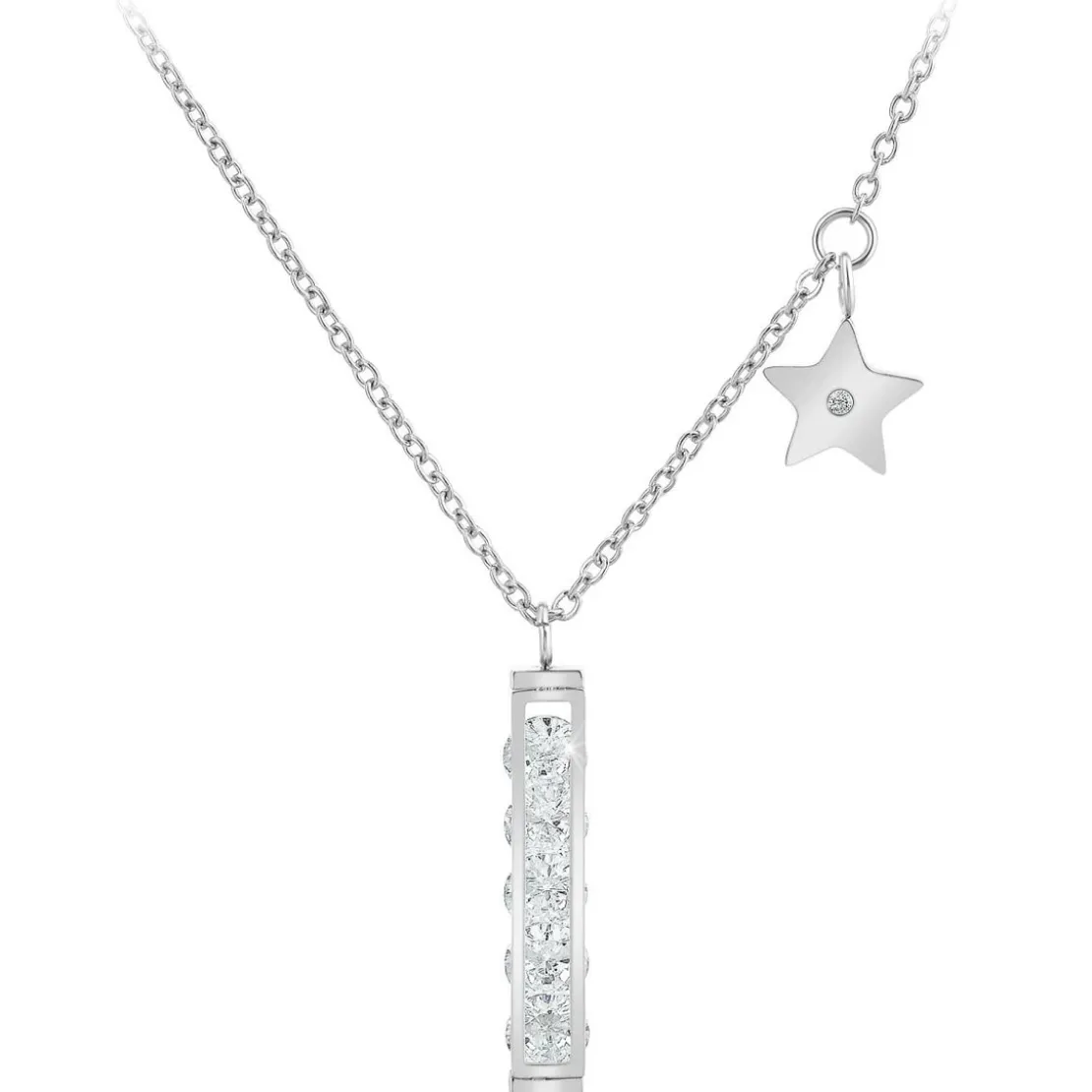 So Charm BijouxCollier Femme So Charm - BD2687-ARGENT-DIAMANT - Collier Mode Argenté