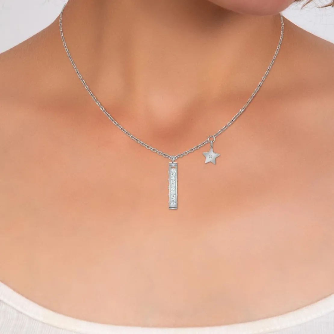 So Charm BijouxCollier Femme So Charm - BD2687-ARGENT-DIAMANT - Collier Mode Argenté