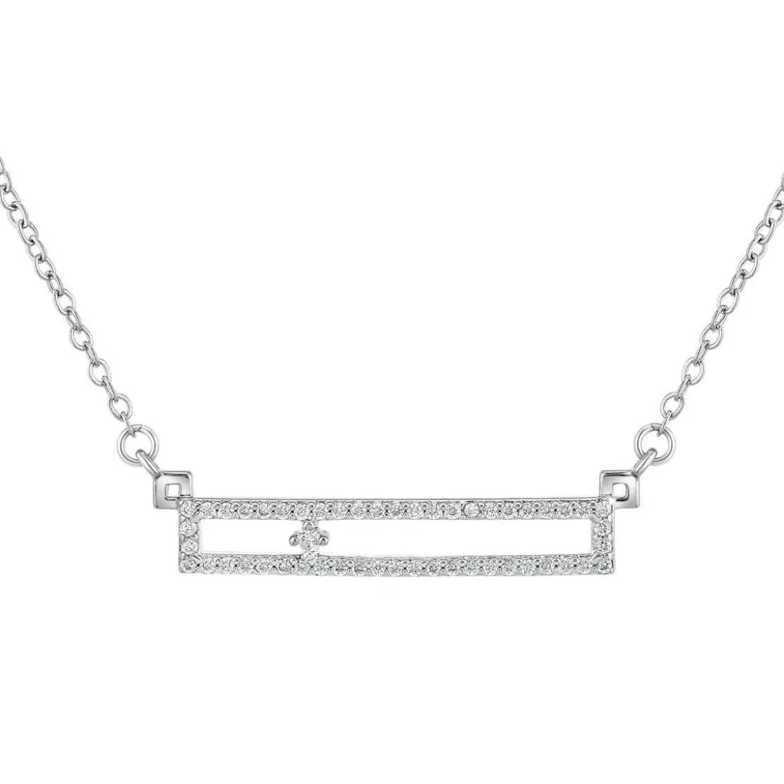 So Charm BijouxCollier Femme So Charm - BD3305-ARGENT-DIAMANT - Collier Mode Argenté