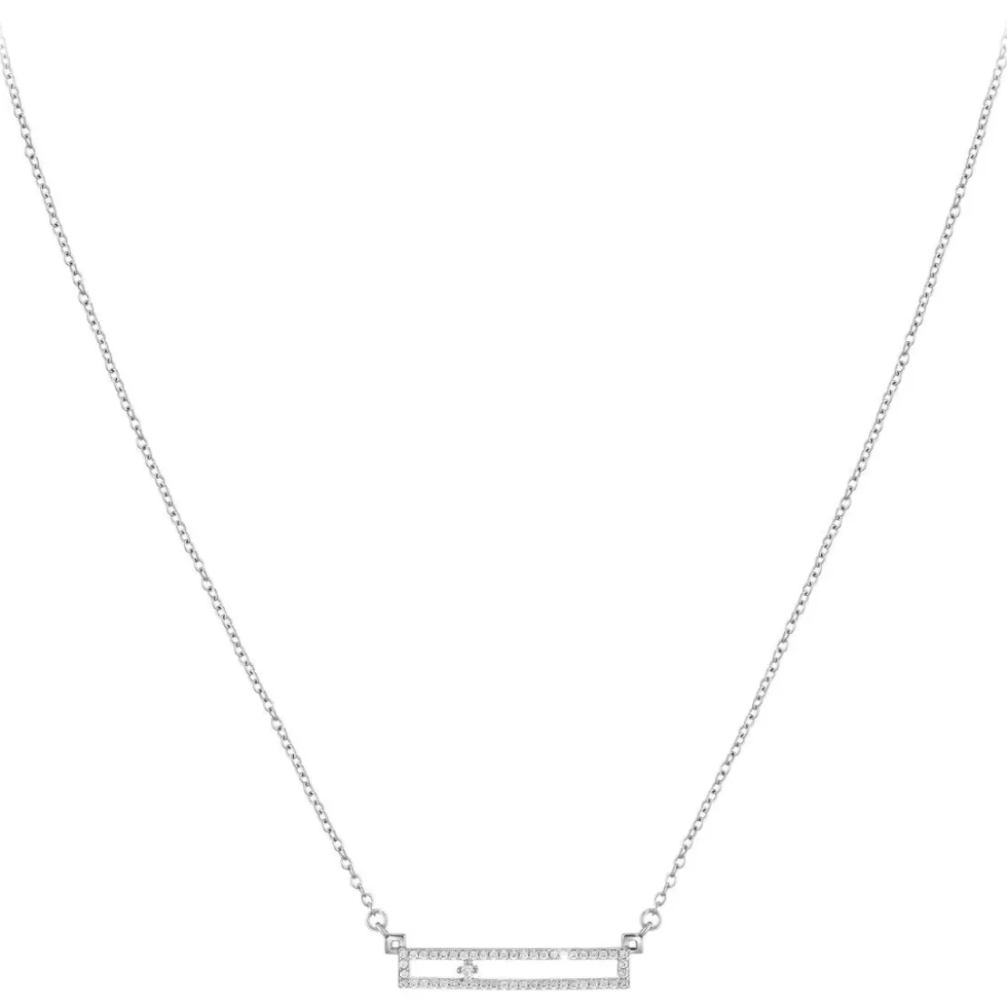 So Charm BijouxCollier Femme So Charm - BD3305-ARGENT-DIAMANT - Collier Mode Argenté
