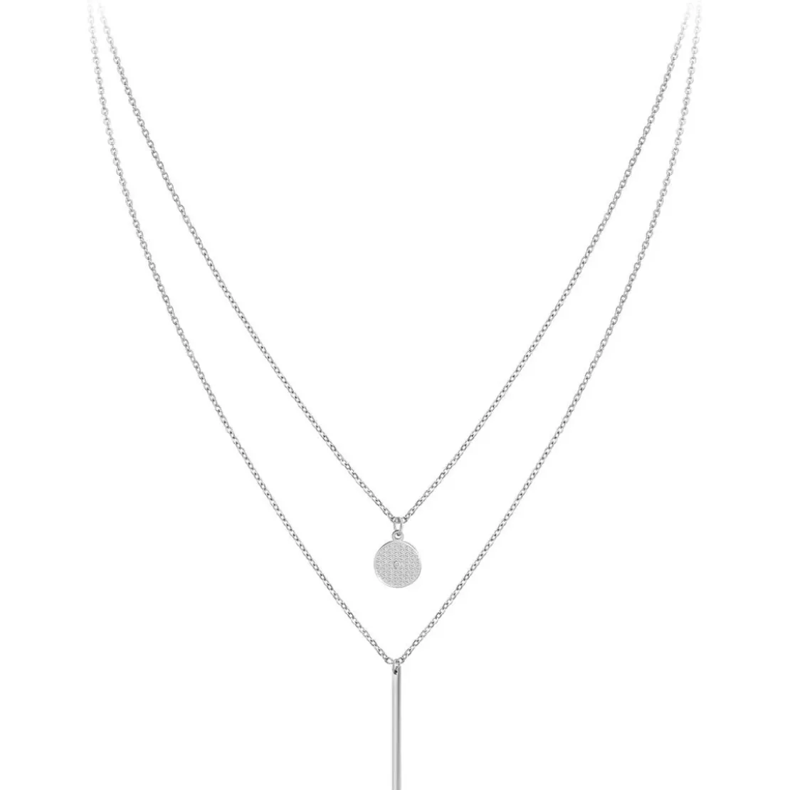 So Charm BijouxCollier Femme So Charm - BD2728-ARGENT-DIAMANT - Collier Mode Argenté