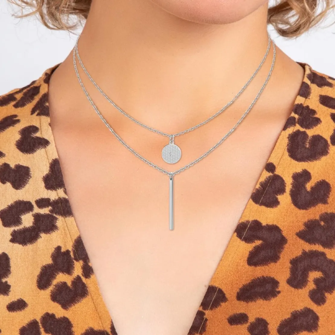So Charm BijouxCollier Femme So Charm - BD2728-ARGENT-DIAMANT - Collier Mode Argenté