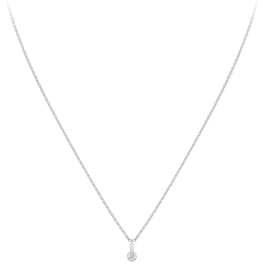 So Charm BijouxCollier Femme So Charm - B1498-I - Collier Initiale Argenté