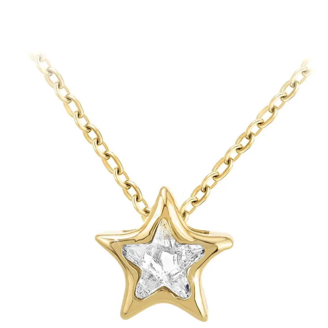 So Charm BijouxCollier Femme So Charm - B3085-DORE - Collier Étoile Doré