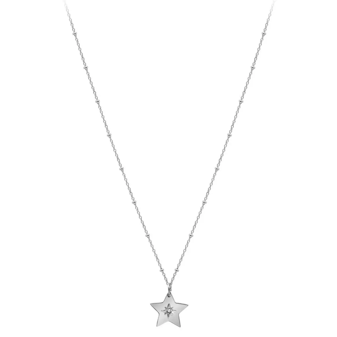 So Charm BijouxCollier Femme So Charm - BD4098-ARGENT - Collier Étoile Argenté