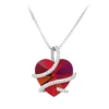 So Charm BijouxCollier Femme So Charm - BS1409-RED - Collier Coeur Argenté