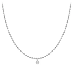 So Charm BijouxCollier Femme So Charm - BD2385-ARGENT-DIAMANT - Collier Mode Argenté