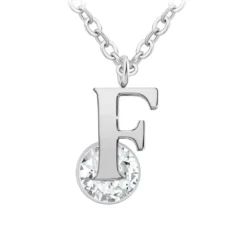 So Charm BijouxCollier Femme So Charm - B1498-F - Collier Initiale Argenté
