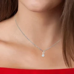 So Charm BijouxCollier Femme So Charm - B1498-F - Collier Initiale Argenté