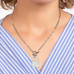 So Charm BijouxCollier Femme So Charm - B3139-ARGENT - Collier Cadenas Argenté