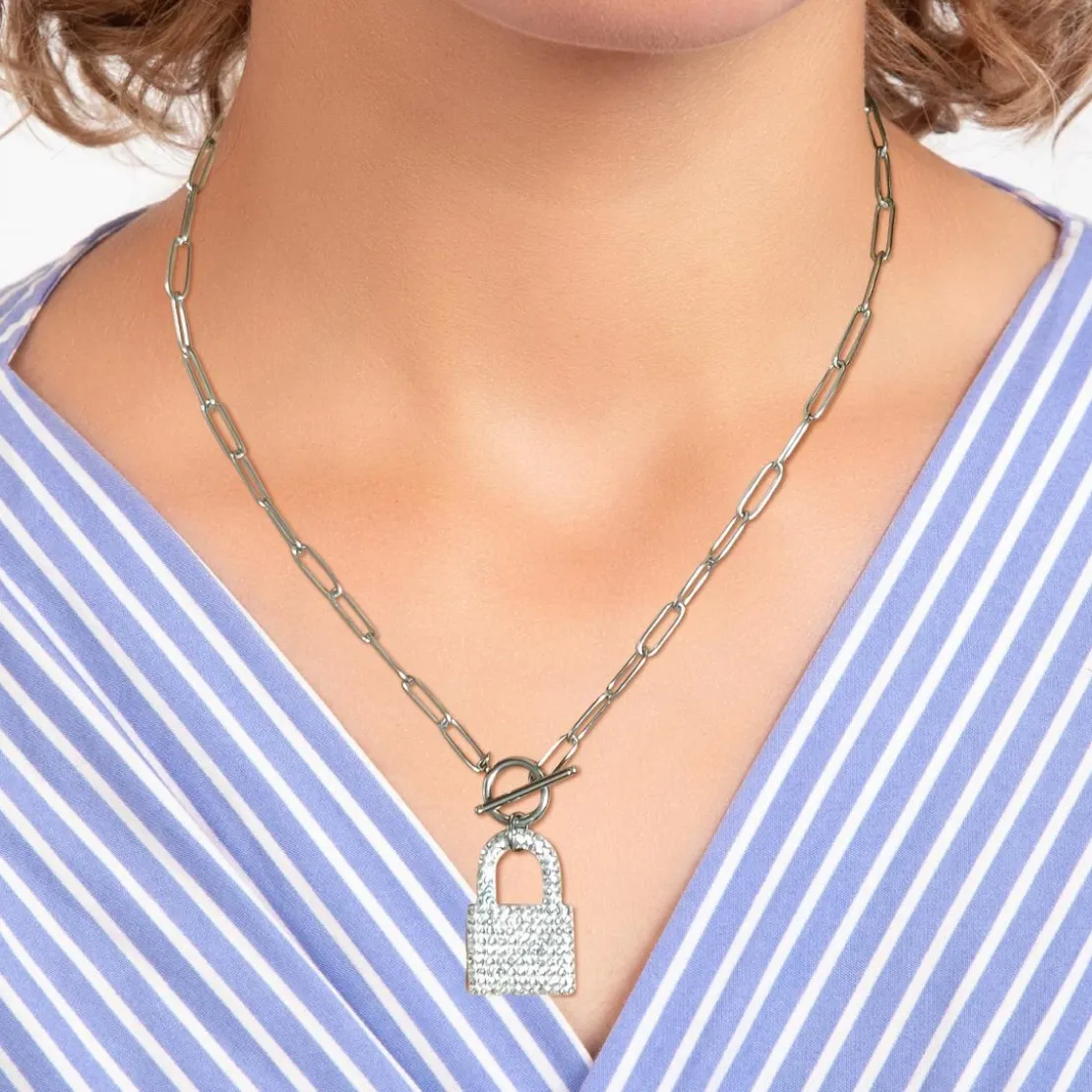 So Charm BijouxCollier Femme So Charm - B3139-ARGENT - Collier Cadenas Argenté