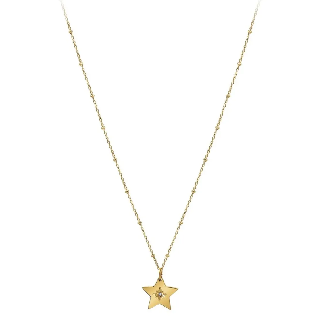 So Charm BijouxCollier Femme So Charm - BD4098-DORE - Collier Étoile Doré