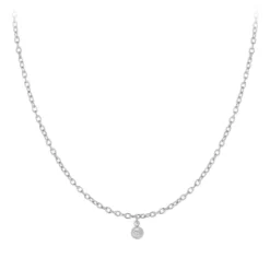 So Charm BijouxCollier Femme So Charm - BD2382-ARGENT-DIAMANT - Collier Mode Argenté