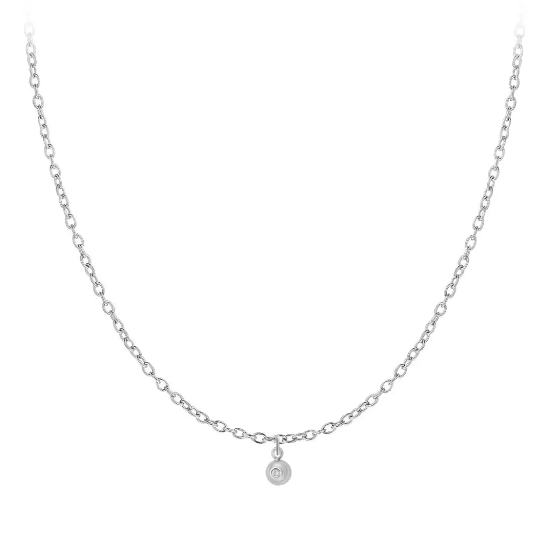 So Charm BijouxCollier Femme So Charm - BD2382-ARGENT-DIAMANT - Collier Mode Argenté