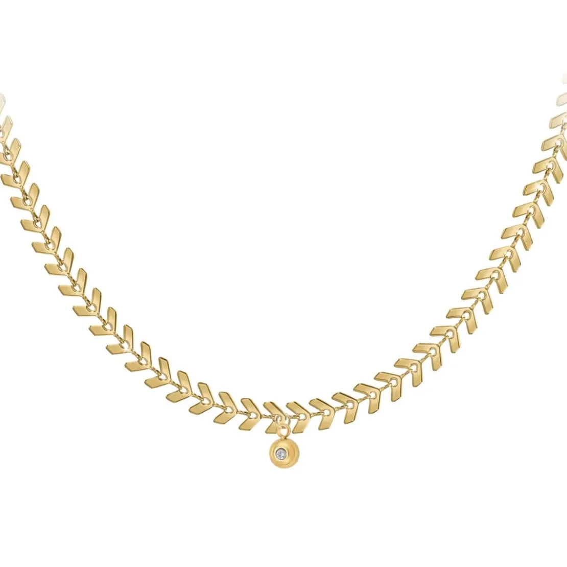 So Charm BijouxCollier Femme So Charm - BD2881-DORE-DIAMANT - Collier Mode Doré