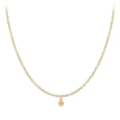 So Charm BijouxCollier Femme So Charm - BD2382-DORE-DIAMANT - Collier Mode Doré