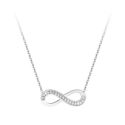 So Charm BijouxCollier infini par So Charm® ornée de cristaux Swarovski® BS1238-ARGENT