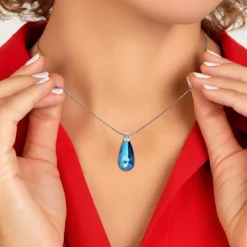 So Charm BijouxCollier par So Charm® ornée de cristaux Swarovski® BS4404-BEBL-SN016