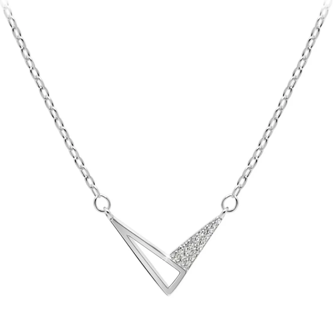 So Charm BijouxCollier par So Charm® ornée de cristaux Swarovski® BS4100-ARGENT