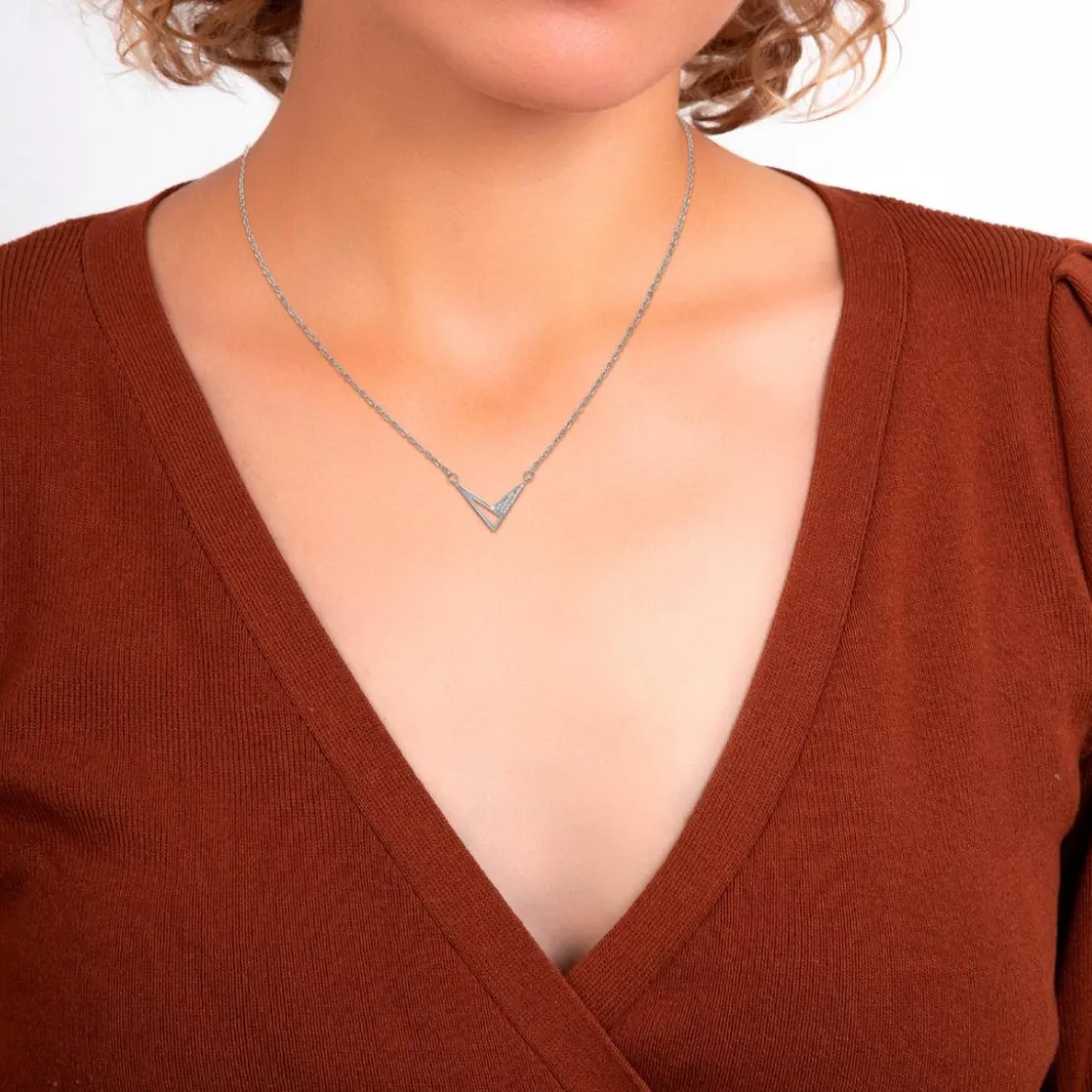 So Charm BijouxCollier par So Charm® ornée de cristaux Swarovski® BS4100-ARGENT