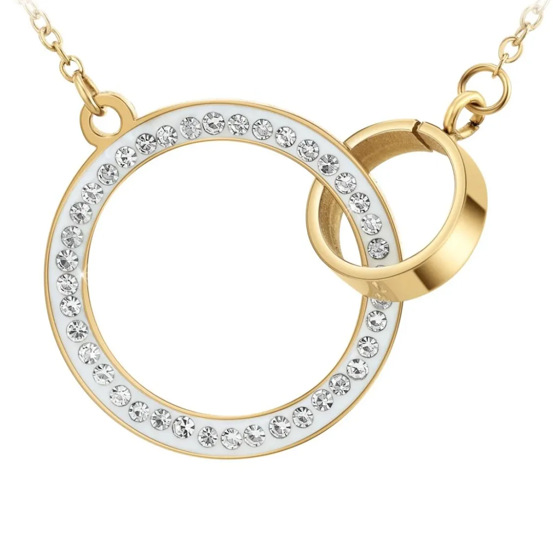 So Charm BijouxCollier par So Charm® ornée de cristaux Swarovski® BS2734-DORE