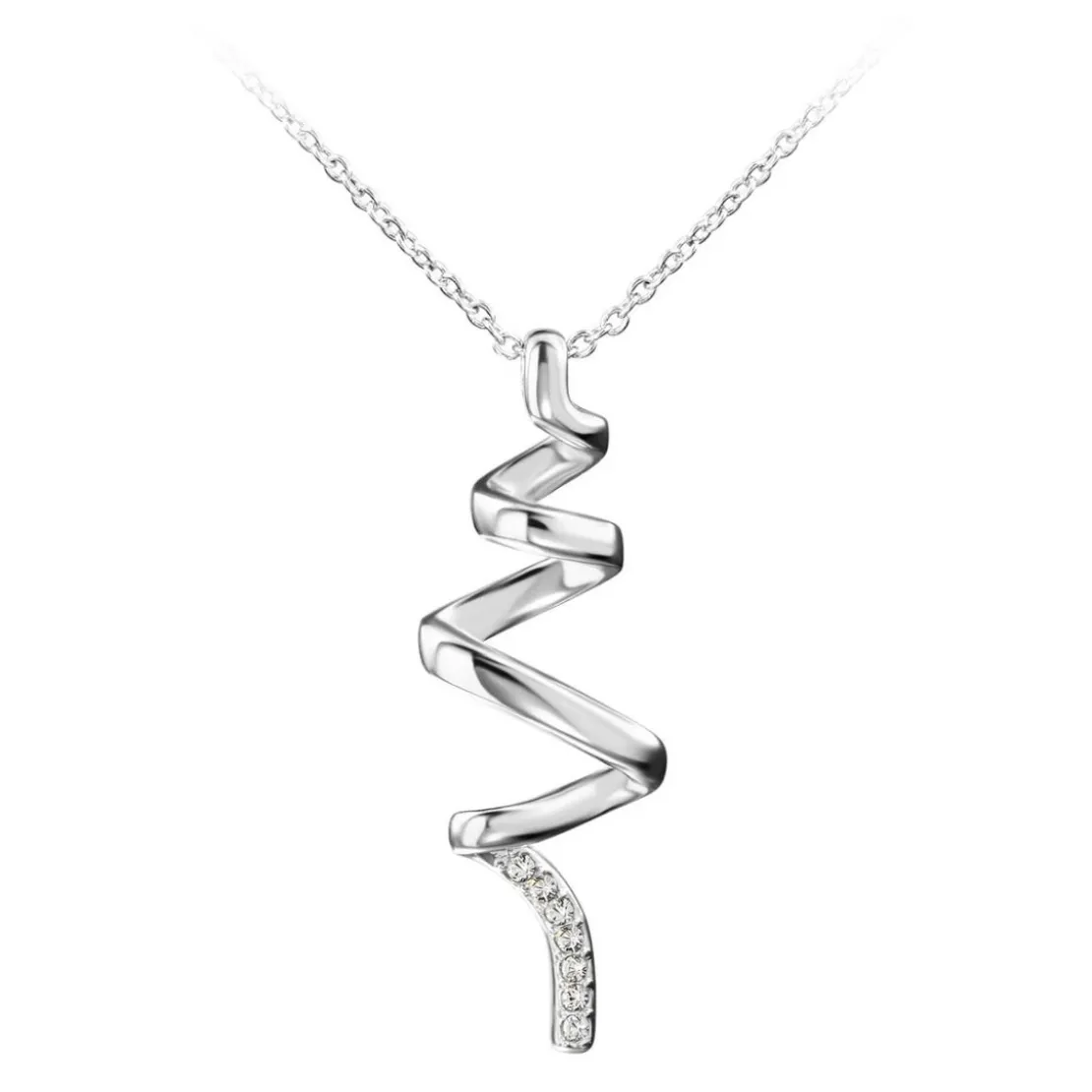 So Charm BijouxCollier par So Charm® ornée de cristaux Swarovski® BS1549-ARGENT-COLLIER