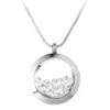So Charm BijouxCollier rond par So Charm® ornée de cristaux Swarovski® BS1362-ARGENT-CRYS