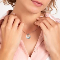 So Charm BijouxCollier rond par So Charm® ornée de cristaux Swarovski® BS1362-ARGENT-CRYS