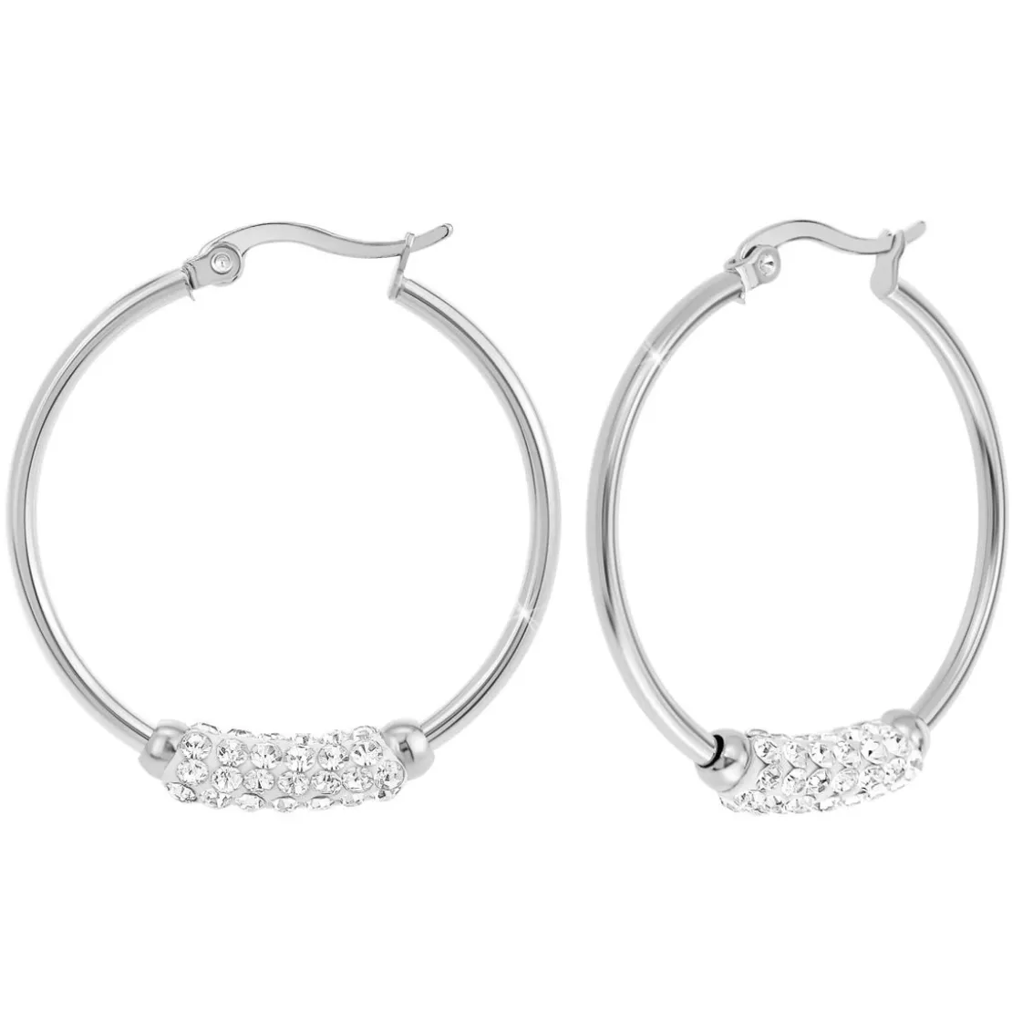 So Charm BijouxCréolesSo Charm - B2790-ARGENT - Boucles D'Oreilles Argentées