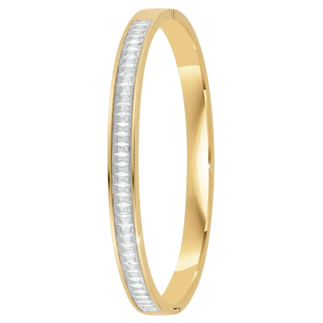 So Charm BijouxJonc FemmeSo Charm - B4337-DORE-BLANC - Bracelet Mode Doré