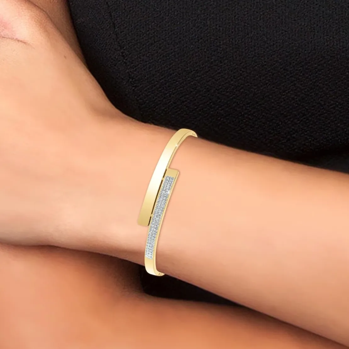 So Charm BijouxJonc FemmeSo Charm - B2532-DORE - Bracelet Mode Doré