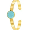 So Charm BijouxJonc FemmeSo Charm - B2494-TURQUOISE - Bracelet Mode Doré