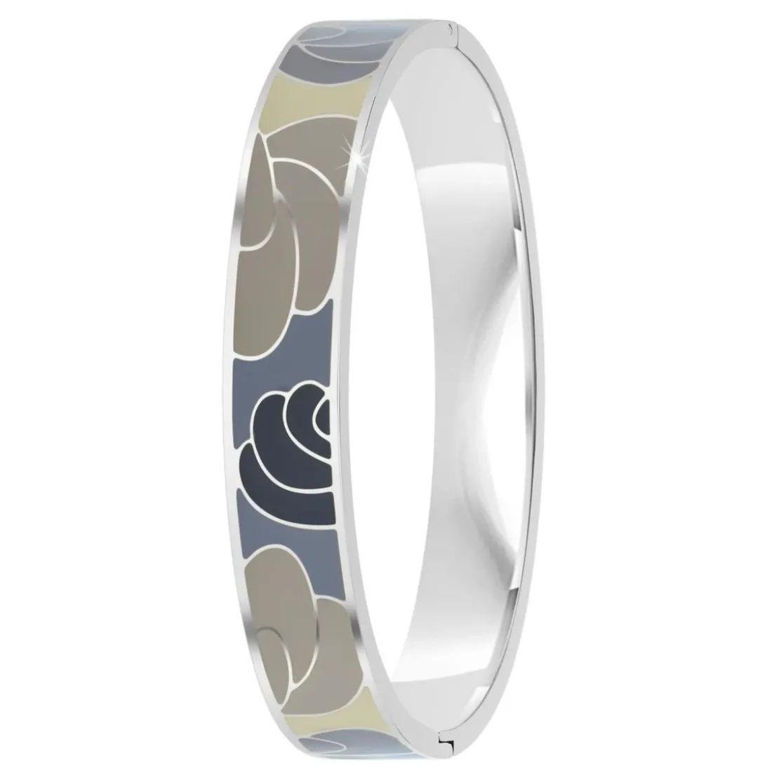 So Charm BijouxJonc FemmeSo Charm - B4343-ARGENT - Bracelet Email Argenté